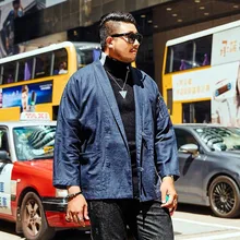 Новые продукты tide бренд большого размера XXL-6XL 7XL мужская мода Пальто осенние и зимние модели Повседневный свободный костюм 7XL куртка