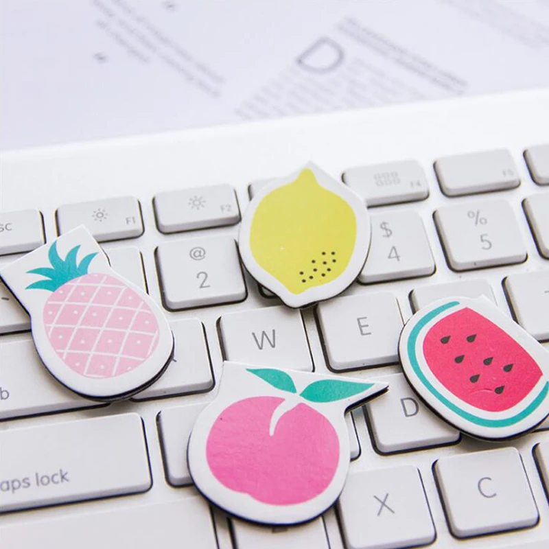 1 шт. Новая креативная мультяшная Закладка-магнит, папка для книг, корейские милые животные, магнитная мини-закладка, лента для офиса и школы