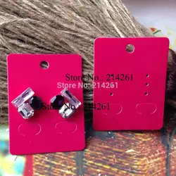 Новинка 2015 DIY Серьга карты Hot Pink Jewelry Дисплей карты логотип серьги карты таможенной стоимости дополнительный moq: 2000 шт