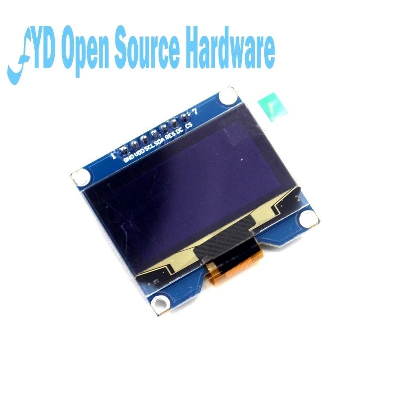 1pcs 1.54 inch I2C IIC SPI Serial 128X64 white OLED LCD LED Display Module