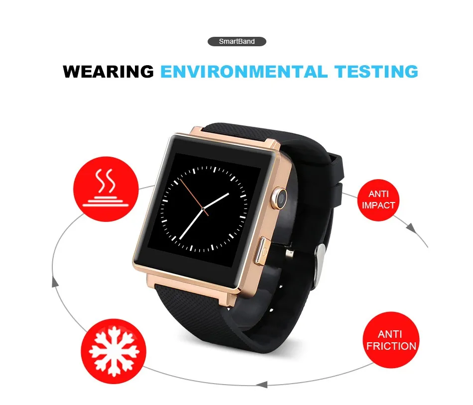 Fashion Bluetooth Smart Watch Support SD SIM Card Smartwatch SMS Call Sync Passometer Calendar Intelligent Clock For Galaxy Android (8)