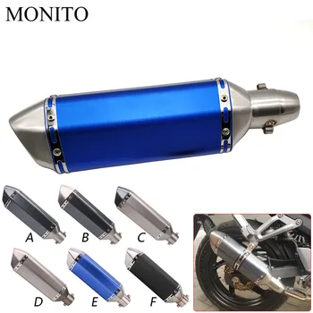 

Universal Motorcycle Exhaust Dirt Bike Escape Modified Exhaust For KAWASAKI W800 Cafe ZRX1100 ZRX1100 ZX1100 ZX7R ZX9