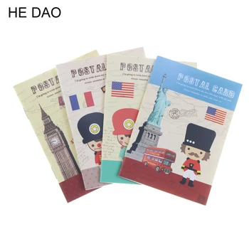 

1Pc Kawaii World famous architecture Notebook Journal Diary Notepad Vintage Soft Copybook Memos Pads Cute Stationery