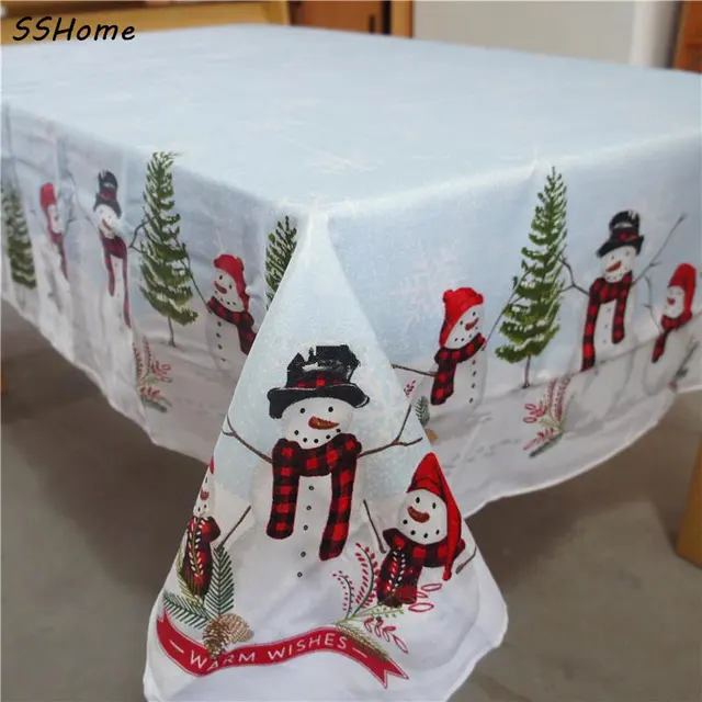 st nicholas square snowman christmas tablecloths european style 152x213cm coffee table covers cloth decorations for - Square Christmas Tablecloth st nicholas square snowman christmas tablecloths european style 152x213cm coffee table covers cloth decorations for - Square Christmas Tablecloth