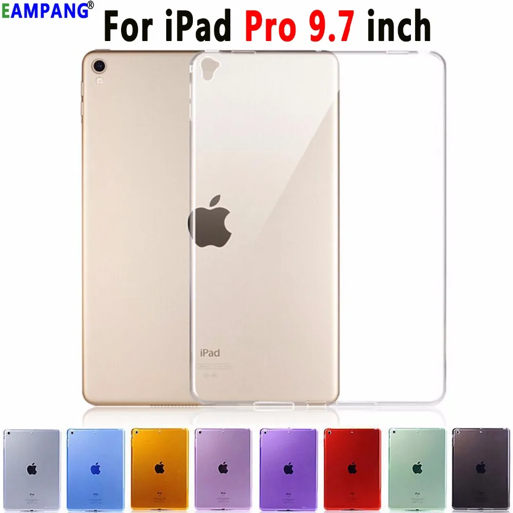 Ультратонкий прозрачный силиконовый чехол для Apple iPad Pro 9 7 мягкий из ТПУ накладка