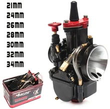Maikuni pwk carburador de carb, alta qualidade, 21, 24, 26, 28, 30, 32 e 34mm, universal, 2t, 4t scooter de motocicleta utv atv dirt bike