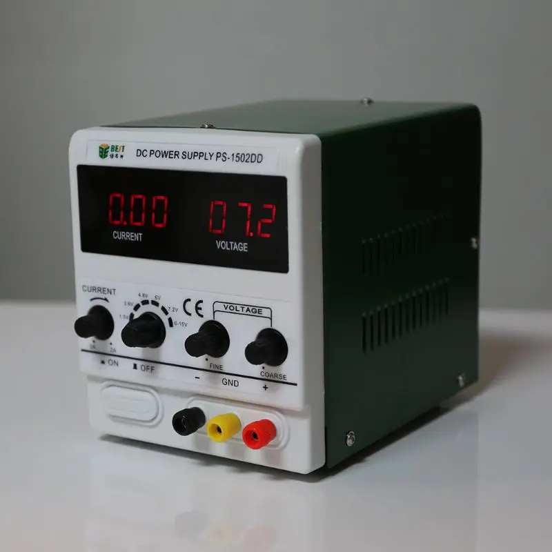 1502DD 15V 2A DC источник питания для ремонта телефона светодиодный регулятор