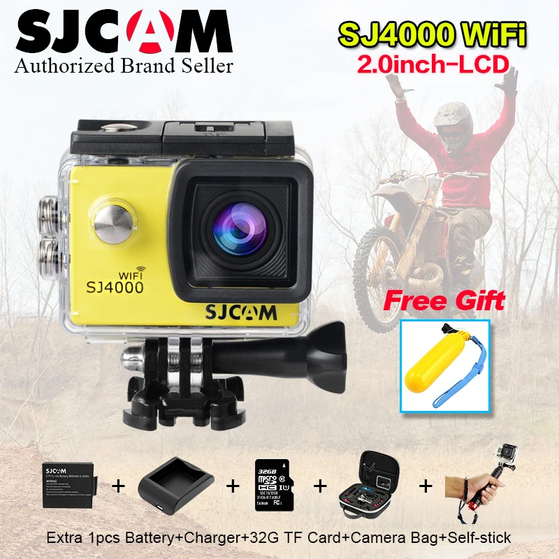 Original SJCAM SJ4000 wi fi 2.0 HD Video Resolution Action Camera Waterproof Camera 1080P Sport DV sj cam sj 4000 sport wifi cam цена Original SJCAM SJ4000 wi fi 2.0 HD Video Resolution Action Camera Waterproof Camera 1080P Sport DV sj cam sj 4000 sport wifi cam цены онлайн