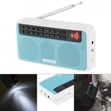 Rolton E500 беспроводной Bluetooth динамик Портативный цифровой FM радио Hi-Fi стерео TF музыкальный проигрыватель с светодиодный дисплей для ПК/iPod/телефона