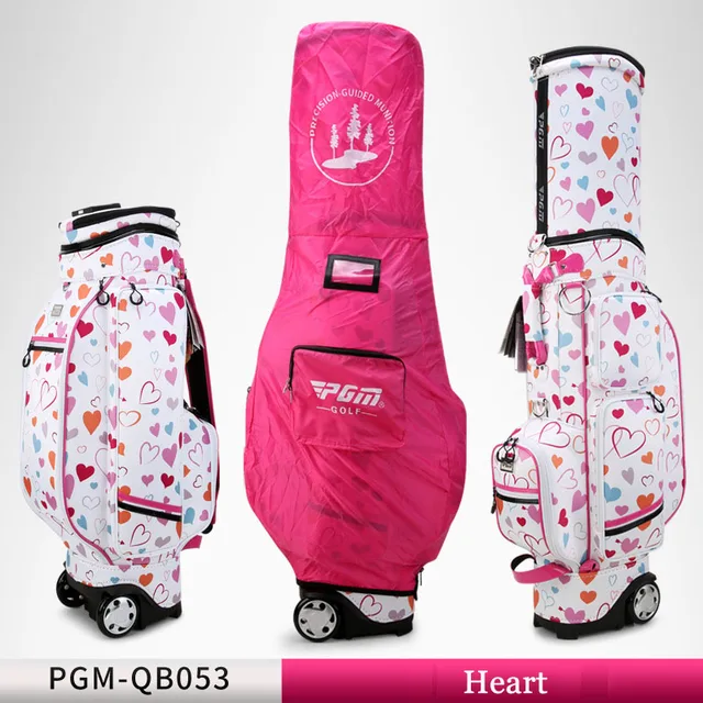 PGM QB053 Women's Professional Pink Golf Standard Ball Bag