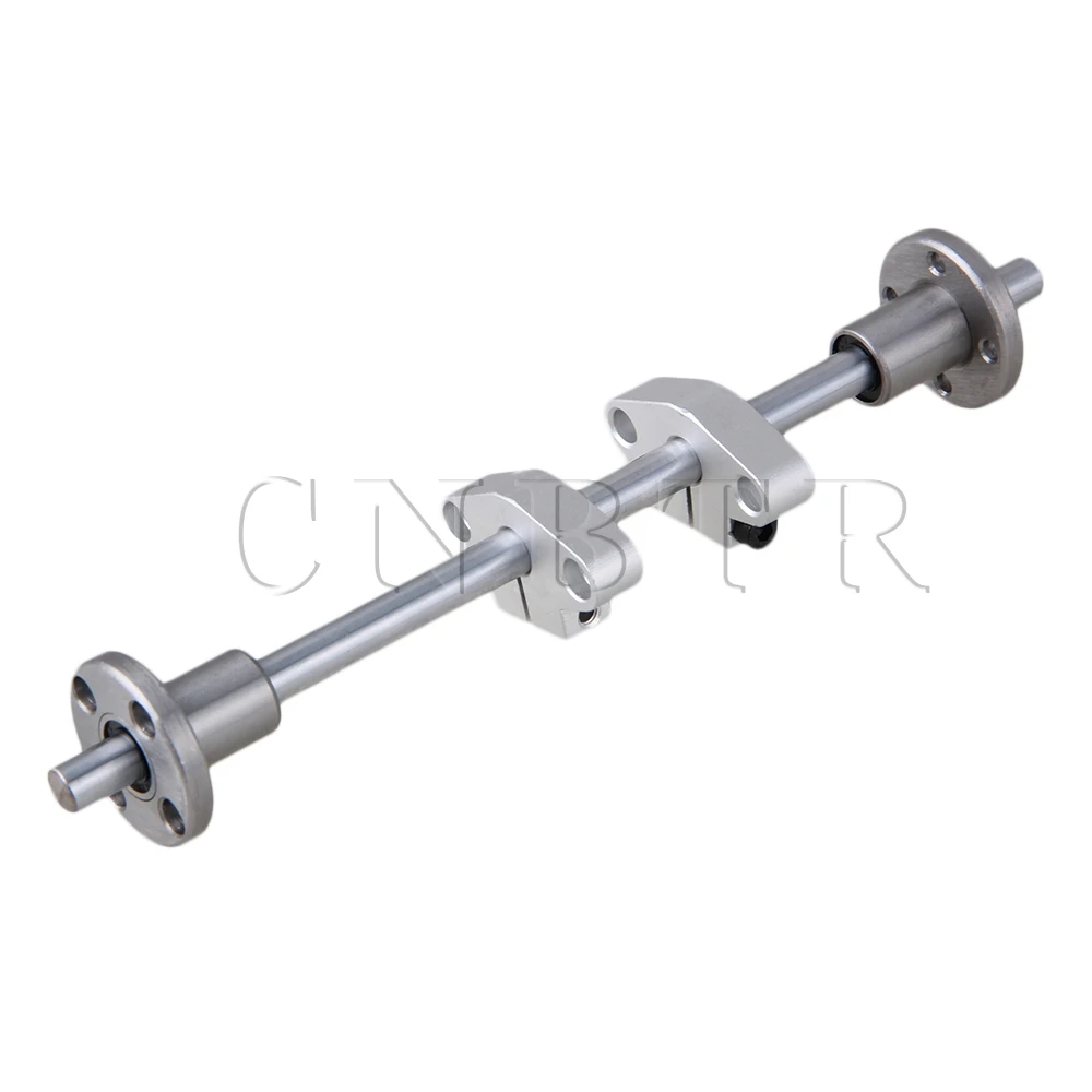 

8x CNBTR Flange Linear Bearing Vertical Rail Support 200mm Optical Axis 8mm