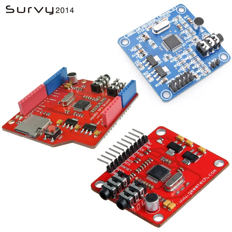 

VS1053 VS1053B MP3 Development Board Breakout Board With SD Card Slot Ogg Real-time Recording For Arduino UNO