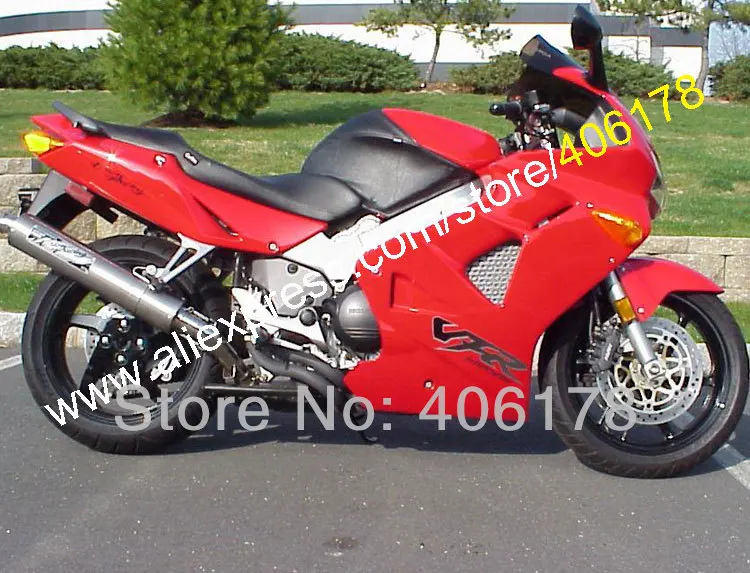 Для Honda VFR800 обтекатель 98 01 VFR 800 RR VFR800RR 800RR 99 00 полностью красный 1998 1999 2000 2001