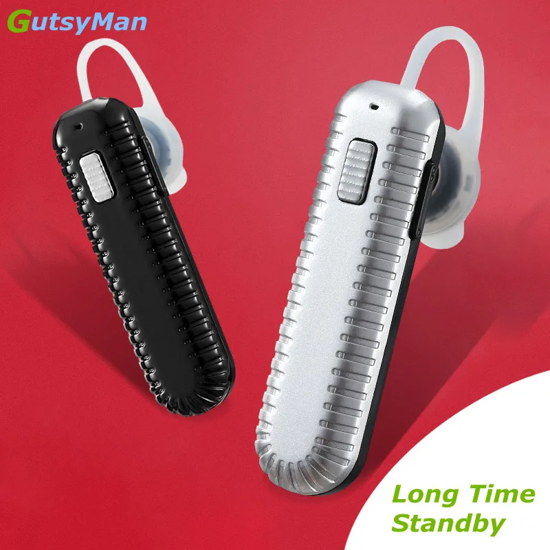 Gutsyman GM007 Bluetooth 4.2 headset/Wireless EarHook headphone in-ear earbuds With Mic earphone for iphone 7 all smart phones |