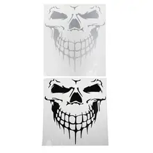 Big Size Punisher Skull Head Car Sticker Engine Hood Door Window Truck Car styling Reflective Decals цена Big Size Punisher Skull Head Car Sticker Engine Hood Door Window Truck Car styling Reflective Decals цены онлайн