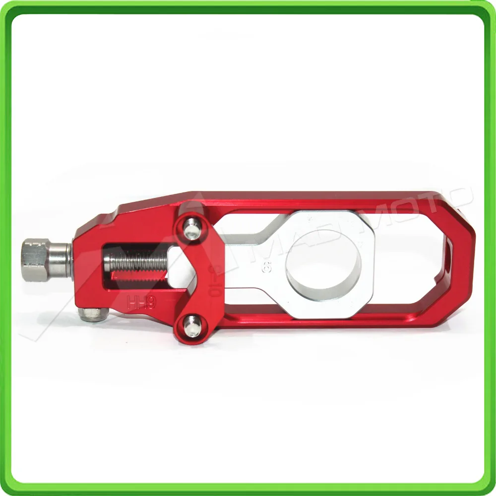 Motorcycle Chain Tensioner Adjuster fit for HONDA CBR 1000 RR CBR1000RR 2008 2009 2010 2011 2012 2013 2014 2015 2016 Red&Silver (8)