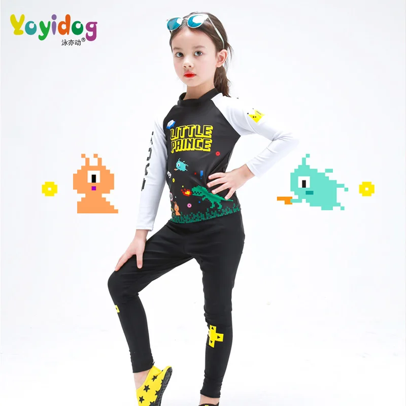 Rash Guards New Clothes children Grils Long Sleeve Swimsuit Boy Lovers