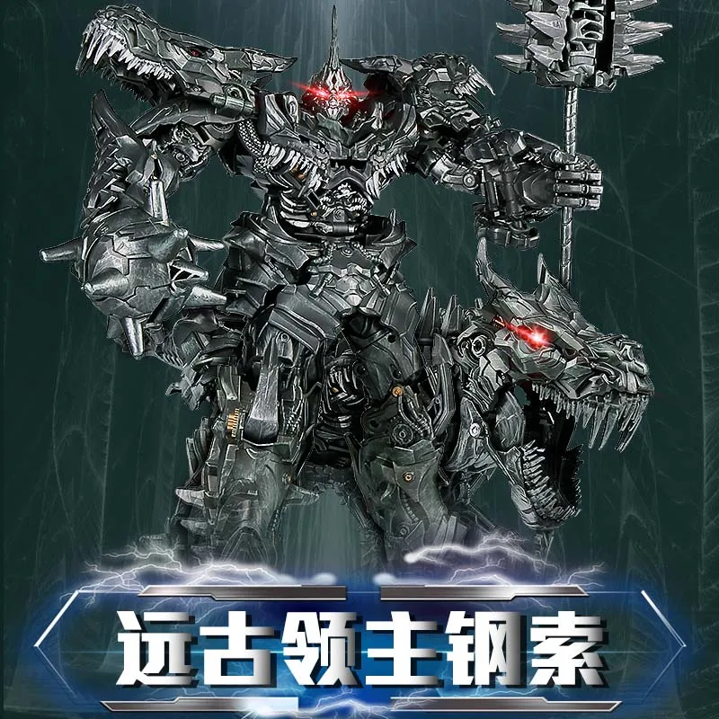 

LS05 Transformation Film Toys The Ancien Leader Grimlock Diecast Alloy Action Robot Kid Collectable Toys Birthday Gift