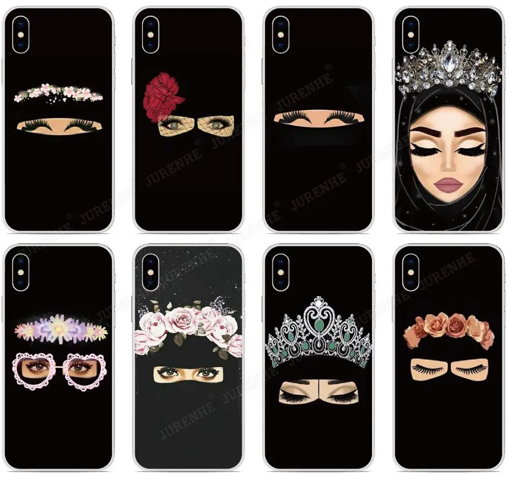 

Muslim Islamic Girl Phone Case For LG Nexus 5X Q6 Q7 V30 V40 V50 G6 G7 G8 ThinQ K11 K10 K9 K8 2018 X Power 2 3 Stylo 4 5 Cover