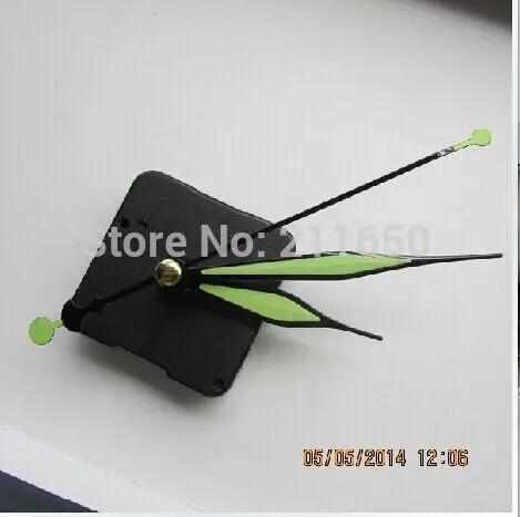 

Quartz Clock Movement Kit Spindle Mechanism Tool shaft 20mm with luminous clock hands