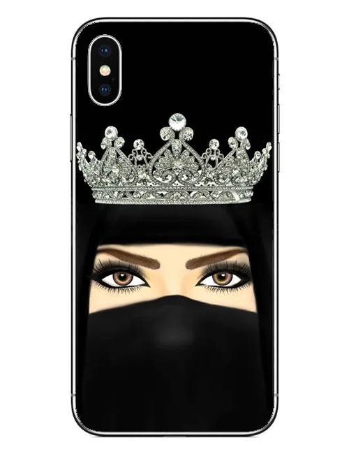 Мусульман Gril/глаза уникальный ПК чехол для телефона iPhone 5 5S SE 6 S Plus 7 8 плюс женщина