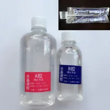 450gA150gB мягкий клей ясно эпоксидной куполообразование смола AB клей для DIY Ювелирные Изделия ручной работы случай мобильного телефона оболочки этикетки заливки эпоксидной клей
