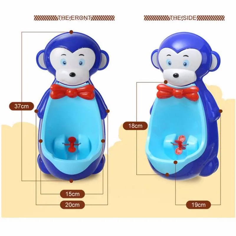 Бренд милая обезьянка младенец ребенок моча тренажер ванная комната Детский горшок для туалета обучающий Писсуар для мальчиков