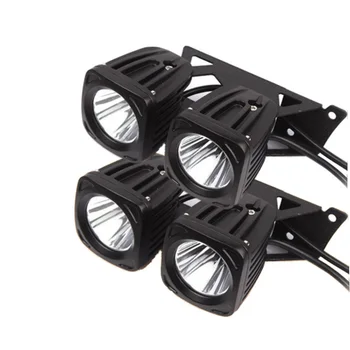 

4x 25W A Pillar Led driving light Spotlight headlight 12v24v 4x4 Fog lamp Spot/Flood A-column Led work light For JEEP Wranler Jk