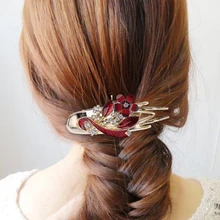 Заколки для волос Расческа цветок шпилька для волос в виде листа Свадебная заколка со стразами подарок
