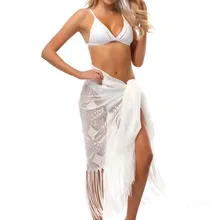 Новые модные женские пикантные кружево с длинной бахромой дизайн накидка для пляжа ванный комплект пляжная праздничный подарок