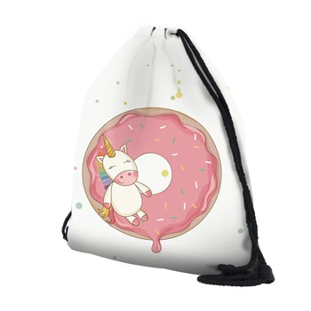 3D Printing Unicorn Drawstring Bags And Cosmestic Bag