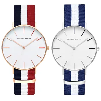 

2018 Fashion Nylon Casual Watch Women Female Clock Mens Top Brand Sport Watches Montre Femme Clock Relogio Feminino