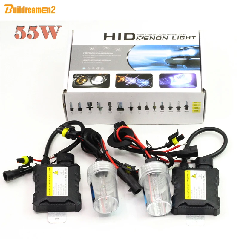 Buildreamen2 55W H3 Xenon HID KIT Ballast + Bulb Car Headlight Fog