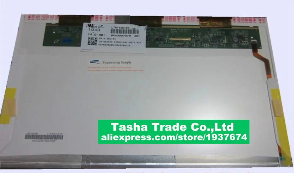 

New 14.0 Laptop Screen LED Dispaly LP140WH1 B140XW01 LTN140AT07 N140B6-L02 LP140WH4 BT140GW01 LTN140AT01 M140NWR1 N140BGE-L22