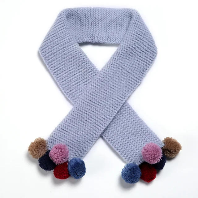 VIANOSI 2017 Winter baby Scarf Fashion Knitted Girl Scarves Cotton Warm