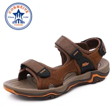 Новые летние сандалии для прогулок Для мужчин фирменные дышащие Для мужчин s Анти-тапочки пляжные Пеший Туризм Рыбалка воды спортивная обувь Man Кеды И Кроссовки