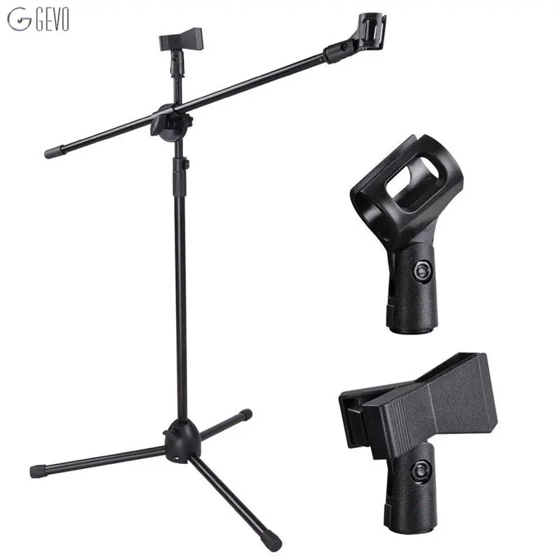 NB 107 Professional Microphone Stand Metal Dual Microphone Holder