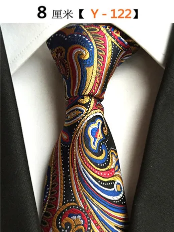 

SCST Brand Cravate New Corbatas Paisley Print Men's Slim Necktie Mens Wedding Neckties Silk Ties For Men Tie Brown Gravta A040