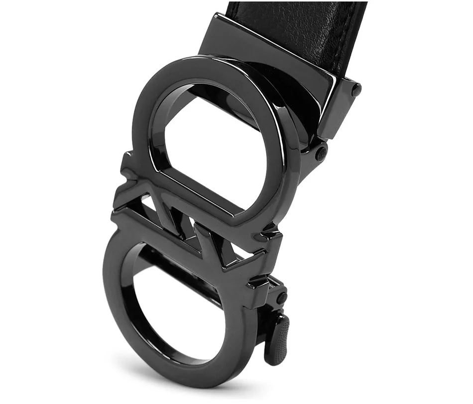 KAWEIDA дизайнерские ремни для мужчин 2018 черный металл Автоматическая Пряжка Воловья спилка G поясной ремень для мужчин Мода Кемер Cinto