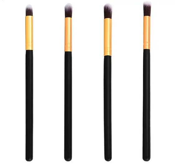 4pcs 01 15/4 шт. набор кистей для макияжа Тени для век основа подводка для глаз пудра щетки Красота набор кисточек для косметики - Handle Color: 4pcs 01