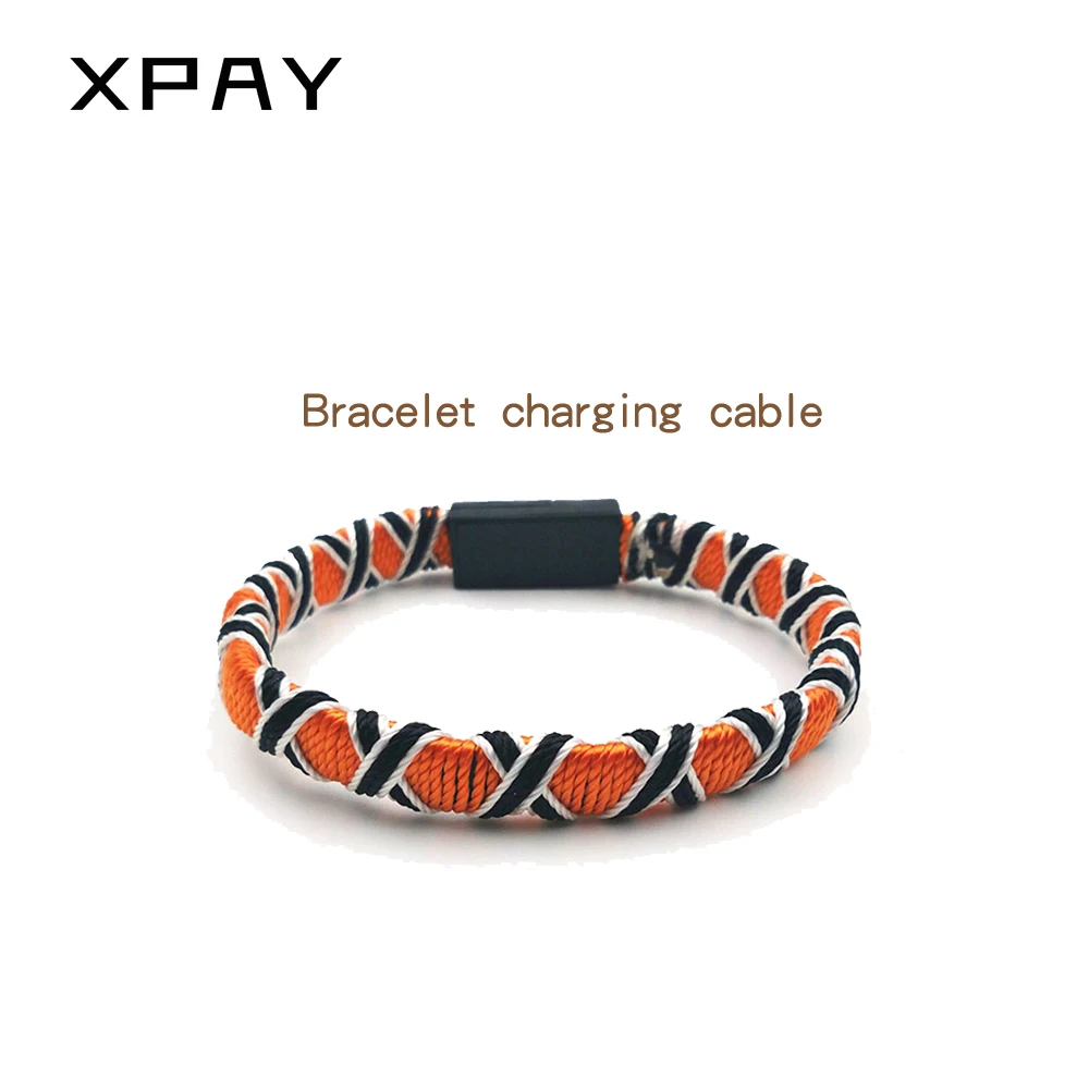 

weaving ethnic wind bracelet data cable bracelet gift charging cable for type-c huawei for Android xiaomi for iPhoneX XR 8S plus