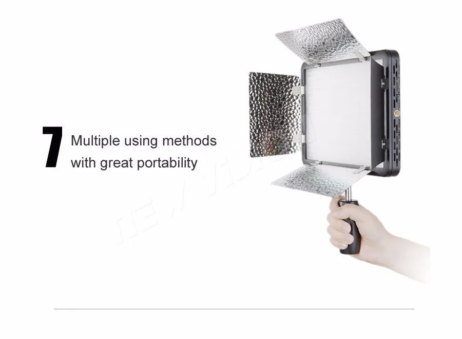 Godox светодио дный 500LRC 3300 К-5600 К система непрерывного освещения для видеосъемки лампа панельный отражатель и удаленного