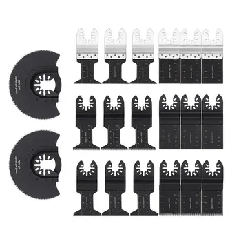 

20pcs Multi-Function Saw Blade Oscillating MultiTool Saw Blade For Renovator Power Tools Cutting Wood Woodworking DIY Blade Set