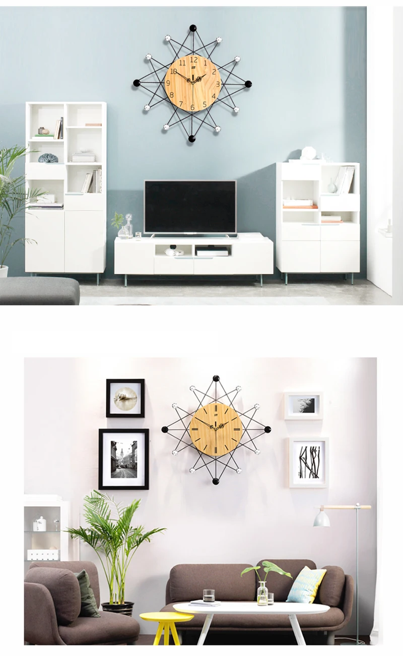 barber pole clock home 3d clock wall (13)