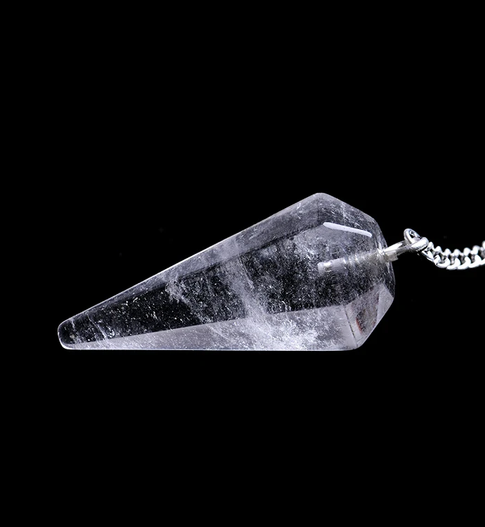 Натуральный рок-конусная кулон aura чакра резки DIY ожерелье кристалл stonedecoration подарок камень