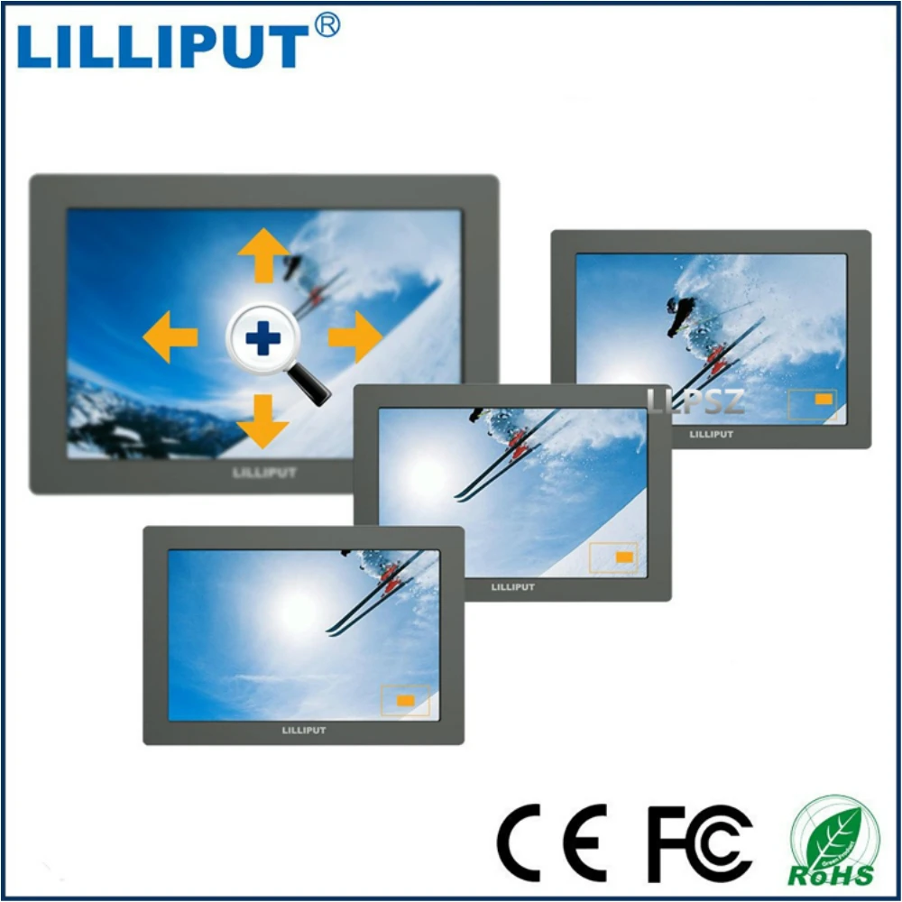 LILLIPUT Q7 " 1920*1200 Full HD на камеру монитор SDI полевой монитор с 3g SDI и HDMI перекрестное Преобразование для dslr hdv