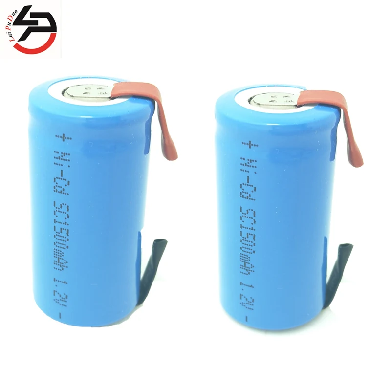 Laipuduo 2 шт. SC перезаряжаемые батареи 1 в 1500 мАч power bank 0.2C зарядка и разрядка