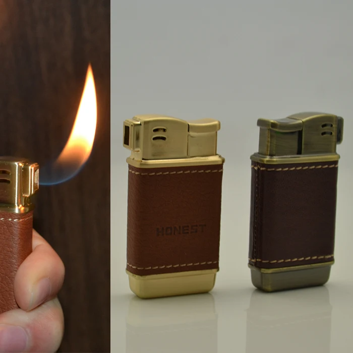 Windproof Flame Cigarette Cigar refillable Butane Gas Lighter torchin