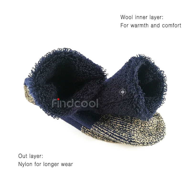 FINDCOOL, шерсть мериноса, плотные теплые носки, носки для велоспорта, носки для верховой езды, мужские, женские, для спорта на открытом воздухе, носки для бега, велосипеда