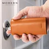 Modern - Genuine Leather Smart Key Wallet DIY Key Holder EDC Pocket Car Key Organizer Minimalist Wallet ► Photo 3/4